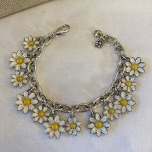 Brighton Sunflower Charms Springtime Bracelet
